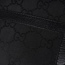 画像をギャラリービューアに読み込む, GUCCI グッチ インターロッキングG ワンショルダーバッグ 253341 ブラック レザー GGキャンバス ゴールド金具 美品 中古 4a001093
