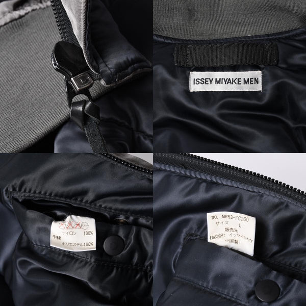 ISSEY MIYAKE MEN イッセイミヤケメン 96AW Parachute Cargo Bomber Jacket パラシュート カーゴボンバージャケット サイズL 美品 中古 4a001047