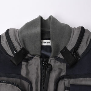 ISSEY MIYAKE MEN イッセイミヤケメン 96AW Parachute Cargo Bomber Jacket パラシュート カーゴボンバージャケット サイズL 美品 中古 4a001047