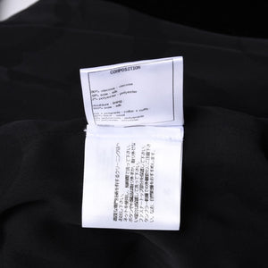 極美品 CHANEL シャネル ロングコート P73309V64833 サイズ36 ココマーク コーデュロイ ツイード ブラック ピンク 中古 4a001246