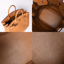 画像をギャラリービューアに読み込む, 極美品 HERMES エルメス Haut a Courroies オータクロア45 ハンドバッグ アルデンヌ ナチュラル ゴールド金具 ○Z刻印 中古 4a001378