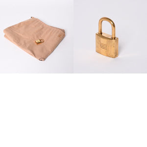 Very Good Condition HERMES Haut a Courroies Hautacroix 45 Handbag Ardennes Natural Gold Hardware ○Z Stamp Used 4a001378