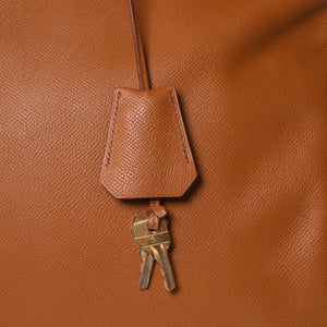 極美品 HERMES エルメス Haut a Courroies オータクロア45 ハンドバッグ ゴールド クシュベル ゴールド金具 ○Z刻印 中古 4a001376