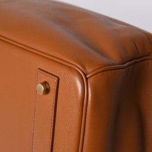 極美品 HERMES エルメス Haut a Courroies オータクロア45 ハンドバッグ ゴールド クシュベル ゴールド金具 ○Z刻印 中古 4a001376