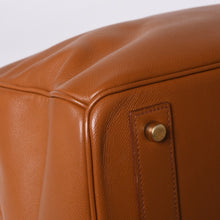 画像をギャラリービューアに読み込む, 極美品 HERMES エルメス Haut a Courroies オータクロア45 ハンドバッグ ゴールド クシュベル ゴールド金具 ○Z刻印 中古 4a001376