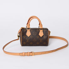 画像をギャラリービューアに読み込む, 新品同様 LOUIS VUITTON ルイヴィトン ナノスピーディ ハンドバッグ 2WAYバッグ M81085 モノグラム 中古 4a000995