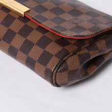 画像をギャラリービューアに読み込む, LOUIS VUITTON ルイヴィトン ショルダーバッグ ダミエ フェイボリットMM ダミエキャンバス N41129 ブラウン 美品 中古 4a000731