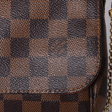 画像をギャラリービューアに読み込む, LOUIS VUITTON ルイヴィトン ショルダーバッグ ダミエ フェイボリットMM ダミエキャンバス N41129 ブラウン 美品 中古 4a000731