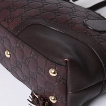 画像をギャラリービューアに読み込む, GUCCI グッチ ホースビット GGトートバッグ Hand Bag ハンドバッグ レザー 232964 ブラウン イタリア製 美品 中古 4a001066