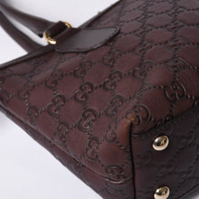 画像をギャラリービューアに読み込む, GUCCI グッチ ホースビット GGトートバッグ Hand Bag ハンドバッグ レザー 232964 ブラウン イタリア製 美品 中古 4a001066