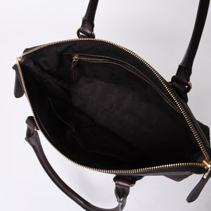 GUCCI グッチ ホースビット GGトートバッグ Hand Bag ハンドバッグ レザー 232964 ブラウン イタリア製 美品 中古 4a001066