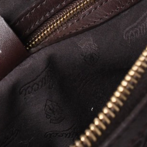 GUCCI グッチ ホースビット GGトートバッグ Hand Bag ハンドバッグ レザー 232964 ブラウン イタリア製 美品 中古 4a001066