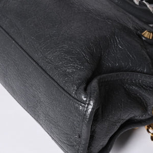 BALENCIAGA Giant Mini City 2WAY Handbag 300295 Black Leather Good Condition Used 4a001117