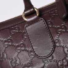 画像をギャラリービューアに読み込む, GUCCI グッチ ホースビット GGトートバッグ Hand Bag ハンドバッグ レザー 232964 ブラウン イタリア製 美品 中古 4a001066