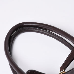 GUCCI グッチ ホースビット GGトートバッグ Hand Bag ハンドバッグ レザー 232964 ブラウン イタリア製 美品 中古 4a001066