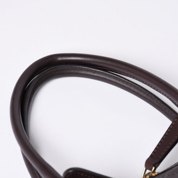 GUCCI グッチ ホースビット GGトートバッグ Hand Bag ハンドバッグ レザー 232964 ブラウン イタリア製 美品 中古 4a001066