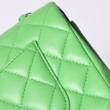 画像をギャラリービューアに読み込む, 極美品 CHANEL シャネル ミニマトラッセ20 Sフラップ Sチェーンショルダーバッグ 31番台 ココマーク ラムスキン グリーン 中古 4a001225