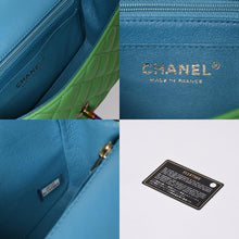 画像をギャラリービューアに読み込む, 極美品 CHANEL シャネル ミニマトラッセ20 Sフラップ Sチェーンショルダーバッグ 31番台 ココマーク ラムスキン グリーン 中古 4a001225
