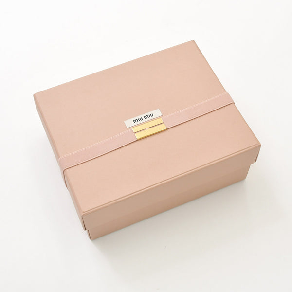極美品 MIUMIU ミュウミュウ コットンブルマショーツ ショートパンツ 25SS サイズ2 ブルー コットン 中古 4a001070
