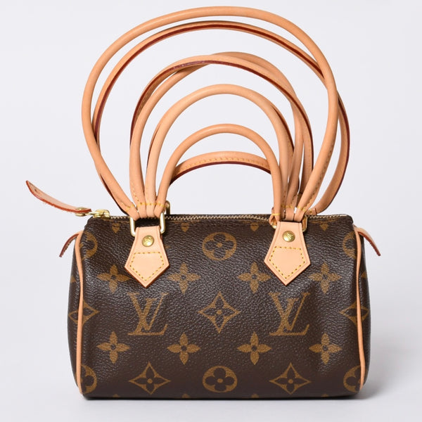 新品同様 LOUIS VUITTON ルイヴィトン COMME des GARCONS 2008年 ミニスピーディ ルイヴィトン ギャルソン ブラウン M40267 中古 4a000102