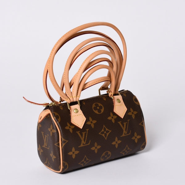 新品同様 LOUIS VUITTON ルイヴィトン COMME des GARCONS 2008年 ミニスピーディ ルイヴィトン ギャルソン ブラウン M40267 中古 4a000102