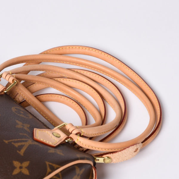 新品同様 LOUIS VUITTON ルイヴィトン COMME des GARCONS 2008年 ミニスピーディ ルイヴィトン ギャルソン ブラウン M40267 中古 4a000102