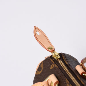新品同様 LOUIS VUITTON ルイヴィトン COMME des GARCONS 2008年 ミニスピーディ ルイヴィトン ギャルソン ブラウン M40267 中古 4a000102