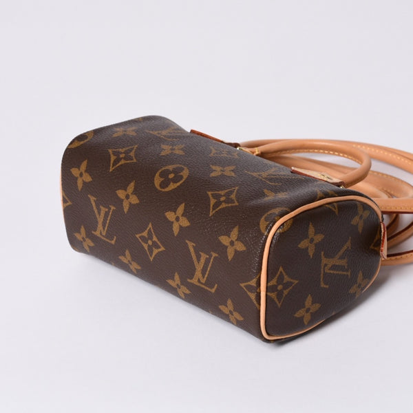 新品同様 LOUIS VUITTON ルイヴィトン COMME des GARCONS 2008年 ミニスピーディ ルイヴィトン ギャルソン ブラウン M40267 中古 4a000102