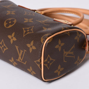 新品同様 LOUIS VUITTON ルイヴィトン COMME des GARCONS 2008年 ミニスピーディ ルイヴィトン ギャルソン ブラウン M40267 中古 4a000102