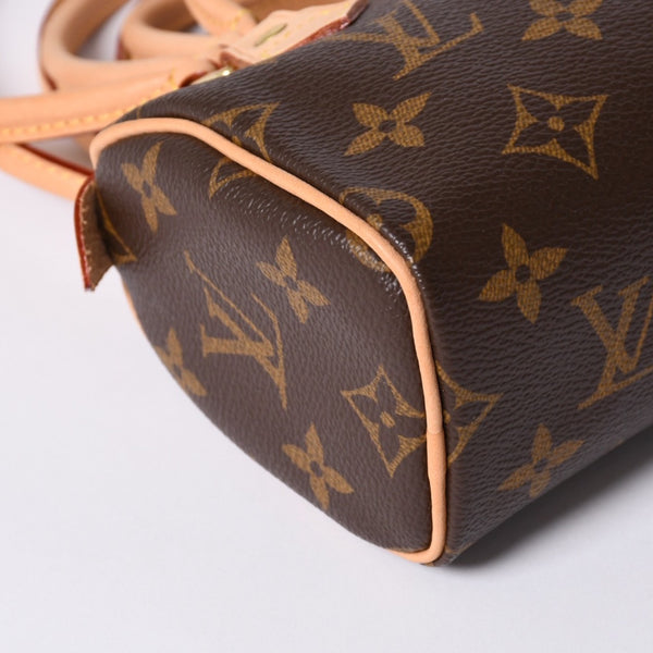 新品同様 LOUIS VUITTON ルイヴィトン COMME des GARCONS 2008年 ミニスピーディ ルイヴィトン ギャルソン ブラウン M40267 中古 4a000102