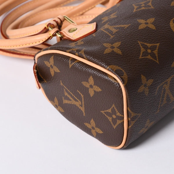 新品同様 LOUIS VUITTON ルイヴィトン COMME des GARCONS 2008年 ミニスピーディ ルイヴィトン ギャルソン ブラウン M40267 中古 4a000102