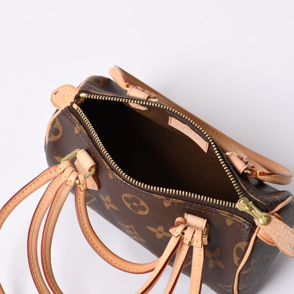 新品同様 LOUIS VUITTON ルイヴィトン COMME des GARCONS 2008年 ミニスピーディ ルイヴィトン ギャルソン ブラウン M40267 中古 4a000102