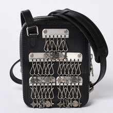 画像をギャラリービューアに読み込む, 極美品 LOUIS VUITTON ルイヴィトン ダヌーブメッセンジャー ショルダーバッグ M53975 ブラック シルバー金具 中古 4a000904
