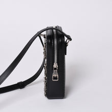 画像をギャラリービューアに読み込む, 極美品 LOUIS VUITTON ルイヴィトン ダヌーブメッセンジャー ショルダーバッグ M53975 ブラック シルバー金具 中古 4a000904