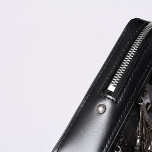 Very good condition LOUIS VUITTON Danube Messenger shoulder bag M53975 Black Silver hardware Used 4a000904