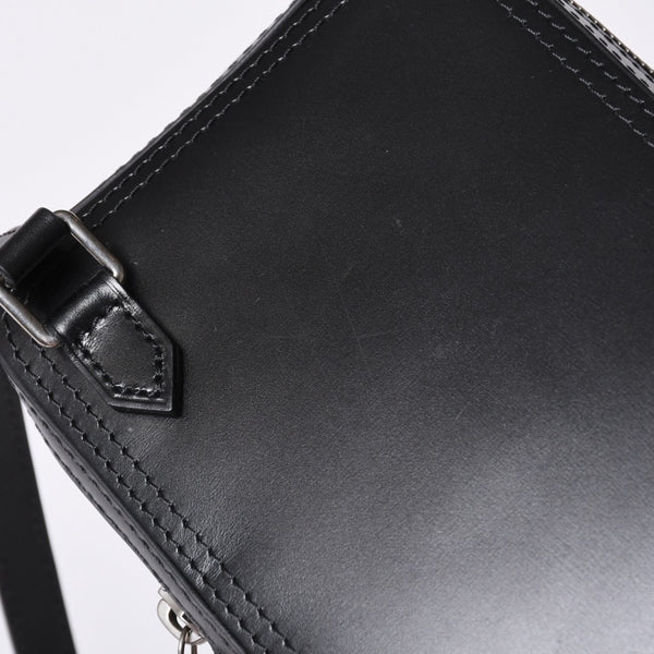 Very good condition LOUIS VUITTON Danube Messenger shoulder bag M53975 Black Silver hardware Used 4a000904