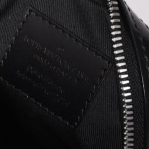 Very good condition LOUIS VUITTON Danube Messenger shoulder bag M53975 Black Silver hardware Used 4a000904