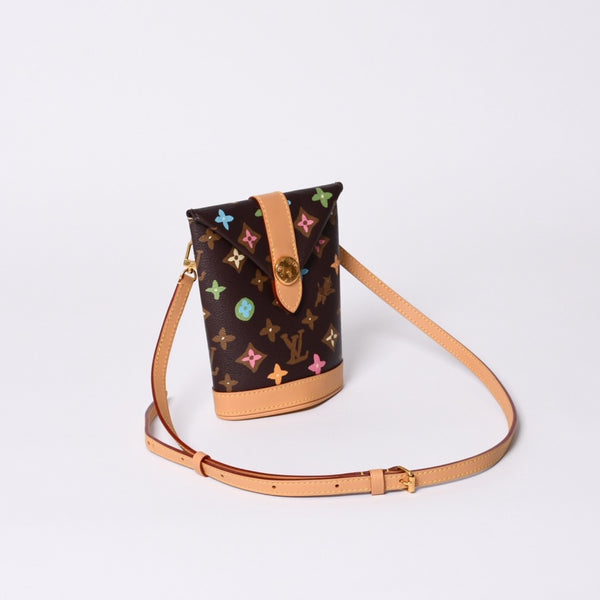 極美品 LOUIS VUITTON ルイヴィトン エンベロップポーチ ショルダーバッグ M83344 タイラー・ザ・クリエイター モノグラム クラギー 中古 4a001003