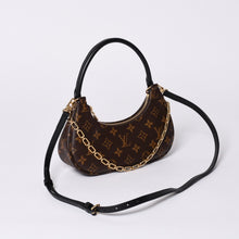 画像をギャラリービューアに読み込む, 新品同様 LOUIS VUITTON ルイヴィトン キャッチーPM ２WAYバッグ モノグラム ブラウン M25223 レザー ゴールド金具 中古 4a000723