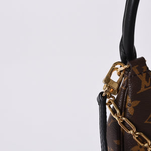 Like new LOUIS VUITTON Catchy PM 2WAY bag Monogram Brown M25223 Leather Gold hardware Used 4a000723