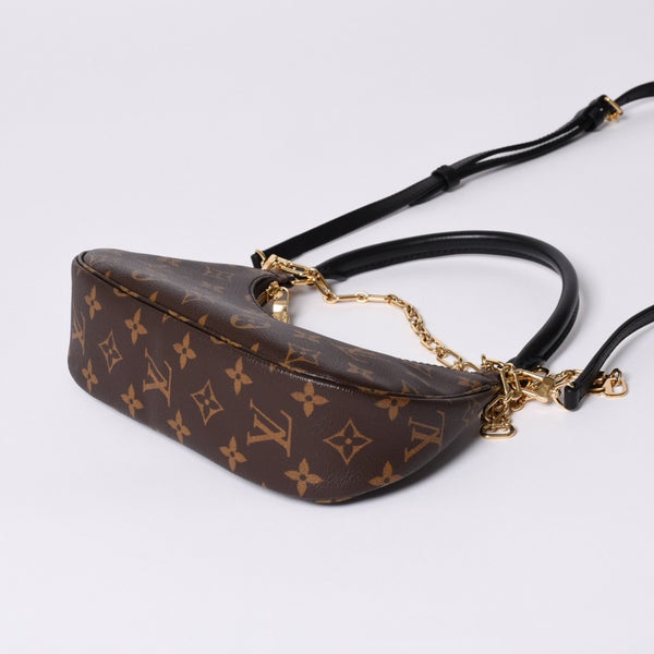 Like new LOUIS VUITTON Catchy PM 2WAY bag Monogram Brown M25223 Leather Gold hardware Used 4a000723