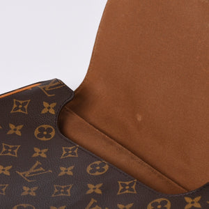 LOUIS VUITTON Marel Sackado Handbag M51158 Monogram Canvas Brown Gold Hardware Good Condition Used 4a000727