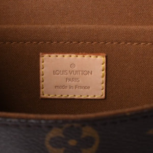 LOUIS VUITTON Marel Sackado Handbag M51158 Monogram Canvas Brown Gold Hardware Good Condition Used 4a000727