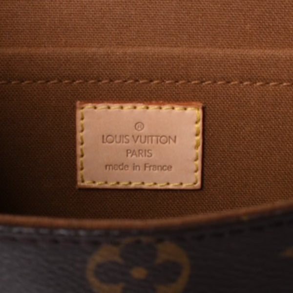 LOUIS VUITTON Marel Sackado Handbag M51158 Monogram Canvas Brown Gold Hardware Good Condition Used 4a000727