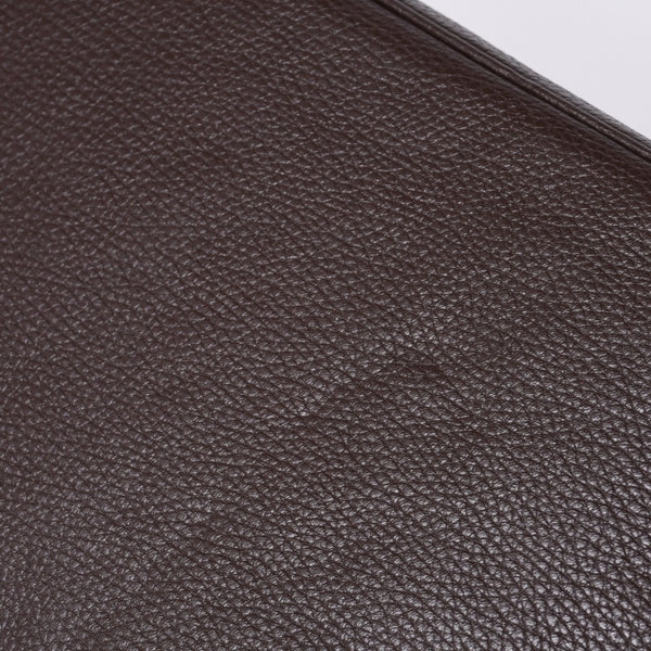 極美品 HERMES エルメス ショルダーバーキン トリヨンクレマンス ◻︎J刻 ゴルチェ期 ショコラ シルバー金具 中古 4a001218
