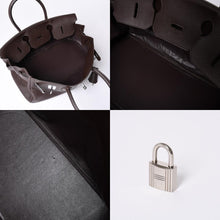 画像をギャラリービューアに読み込む, 極美品 HERMES エルメス ショルダーバーキン トリヨンクレマンス ◻︎J刻 ゴルチェ期 ショコラ シルバー金具 中古 4a001218