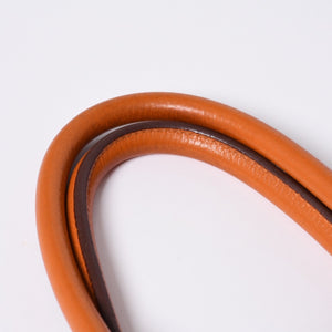 HERMES エルメス ショルダーバーキン トリヨンクレマンス ◻︎J刻 ゴルチェ期 オレンジ シルバー金具 美品 中古 4a001224
