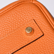 画像をギャラリービューアに読み込む, HERMES エルメス ショルダーバーキン トリヨンクレマンス ◻︎J刻 ゴルチェ期 オレンジ シルバー金具 美品 中古 4a001224