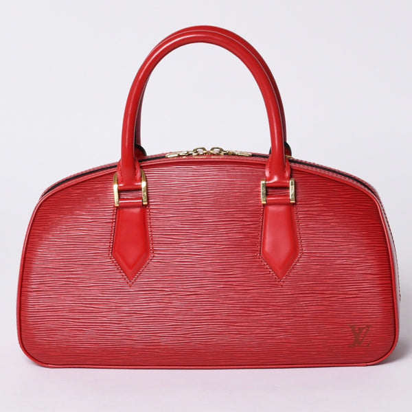 Very Good Condition LOUIS VUITTON Epi Jasmine Handbag M52087 Red Gold Hardware Epi Leather Used 4a001115