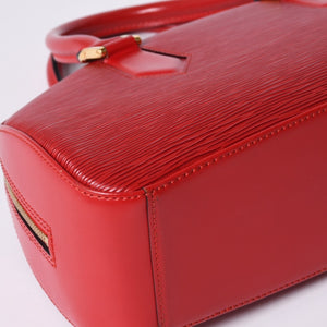 Very Good Condition LOUIS VUITTON Epi Jasmine Handbag M52087 Red Gold Hardware Epi Leather Used 4a001115